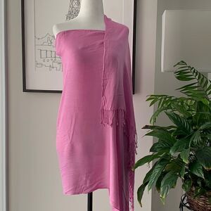 💜Large Pashmina Scarf light pink purple
